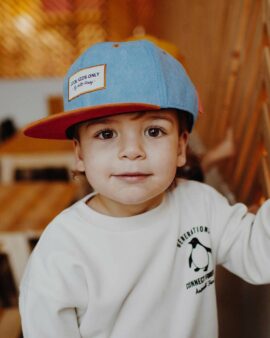 Casquette Daim – BLEU