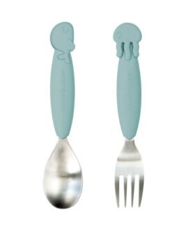 Ensemble cuillère & fourchette – Friends BLEU
