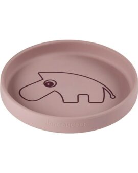 Assiette silicone anti-dérapante – Animal ROSE
