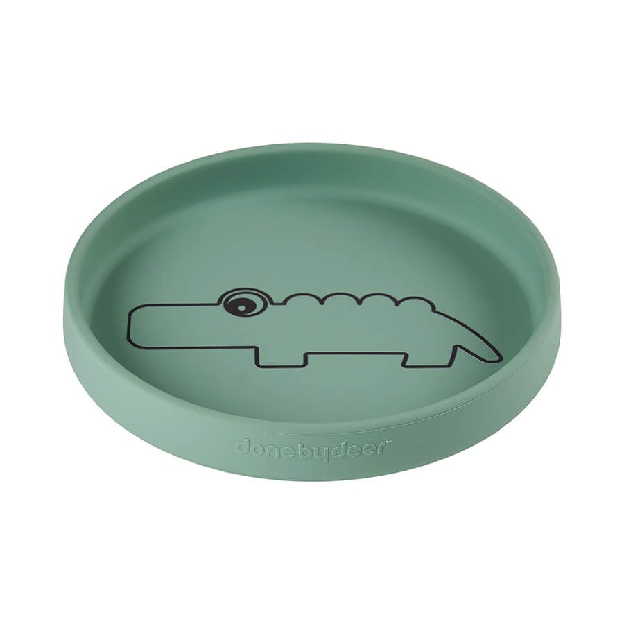 assiette-croco-green-donebydeer-littlebazar-biarritz