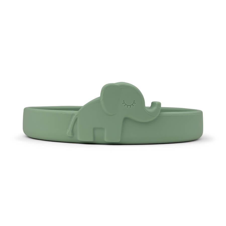 silicone éléphant vert