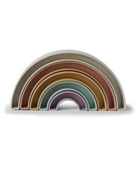 Rainbow empilable Mushie – TROPICAL