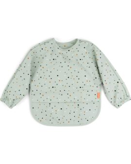 Bavoir à manches – Happy dots Green
