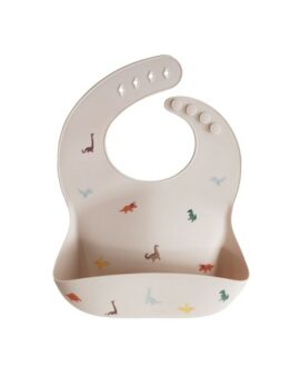 Bavoir Pélican Silicone – DINOSAURE