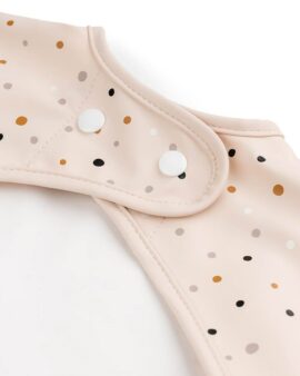 Bavoir à manches – Happy dots Powder