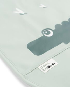 Bavoir avec velcro –  CROCO GREEN Pack de 2