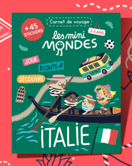 Le carnet de voyage d’Italie- Dès 2 ans
