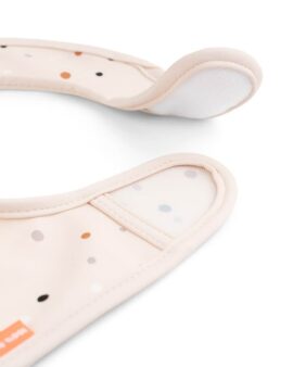 Bavoir avec velcro – OZZO ROSE Pack de 2